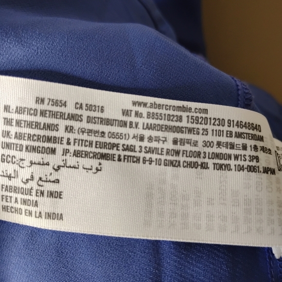 Abercrombie & Fitch Blue Maxi Dress - Picture 9 of 11